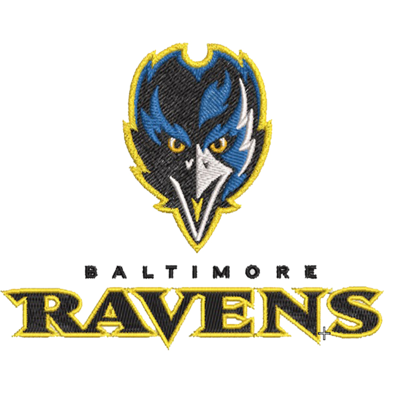 Baltimore Ravens embroidey