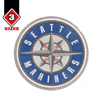 Seattle Mariners Logo embroidery design