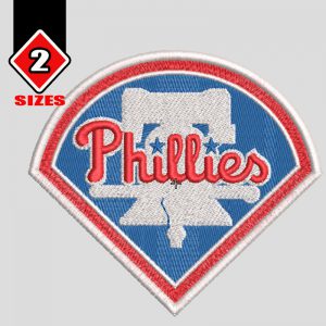 Philadelphia Phillies logo embroidery design